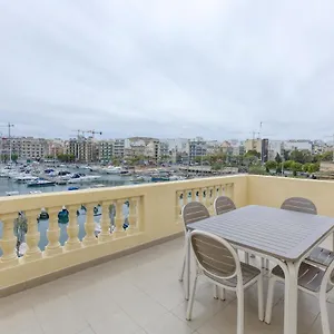  Apartament Marina View Slps 9 With Private Terrace & Bbq By 360 Estates Malta